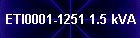 ETI0001-1251 1.5 kVA