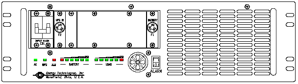 ETI0001-1402 Rugged COTS UPS and PDU Standard Rear Panel Layout