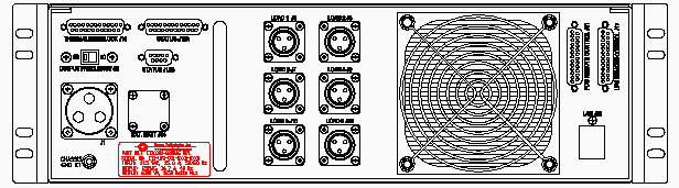 P/N: ETI0001-2228 Rugged MilSpec UPS Rear Panel Layout